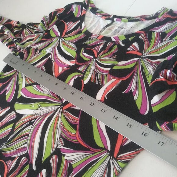 Westbound women's size S multicolored hi-low tunic blouse - Picture 7 of 13